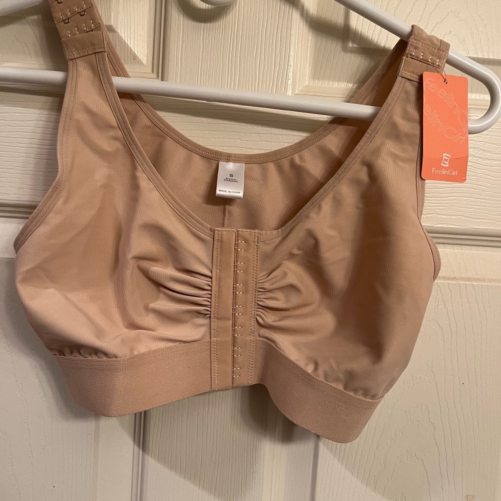 Feelingirl Post Surgery Compression Bra Size S